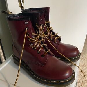 Dr. Martens Cherry Red Boots 1460